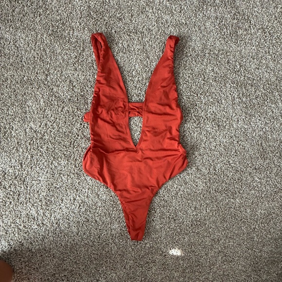Women’s Rust One Piece Swimsuit - Picture 1 of 3